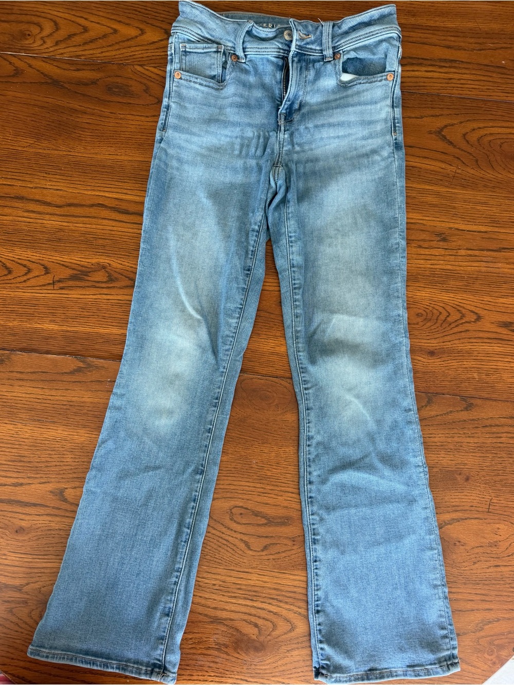American Eagle Outfitters Light Blue Boot-Cut Jeans